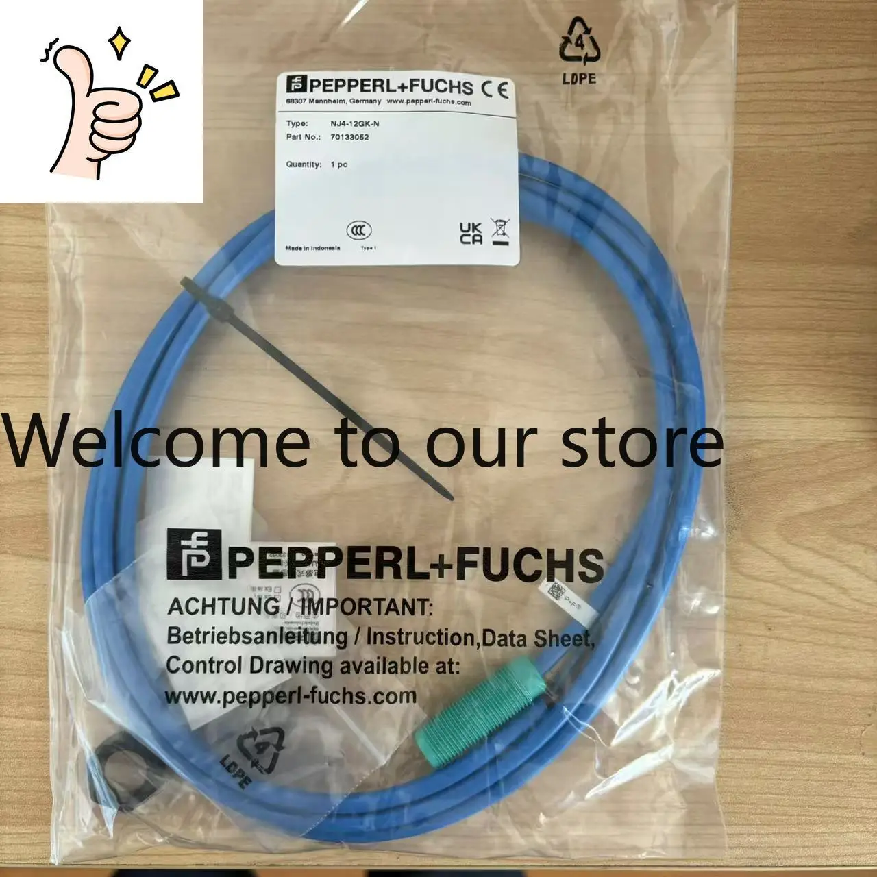 

NJ2-12GK-N (PEPPERL + FUCHS) Inductive, Proximity Switch