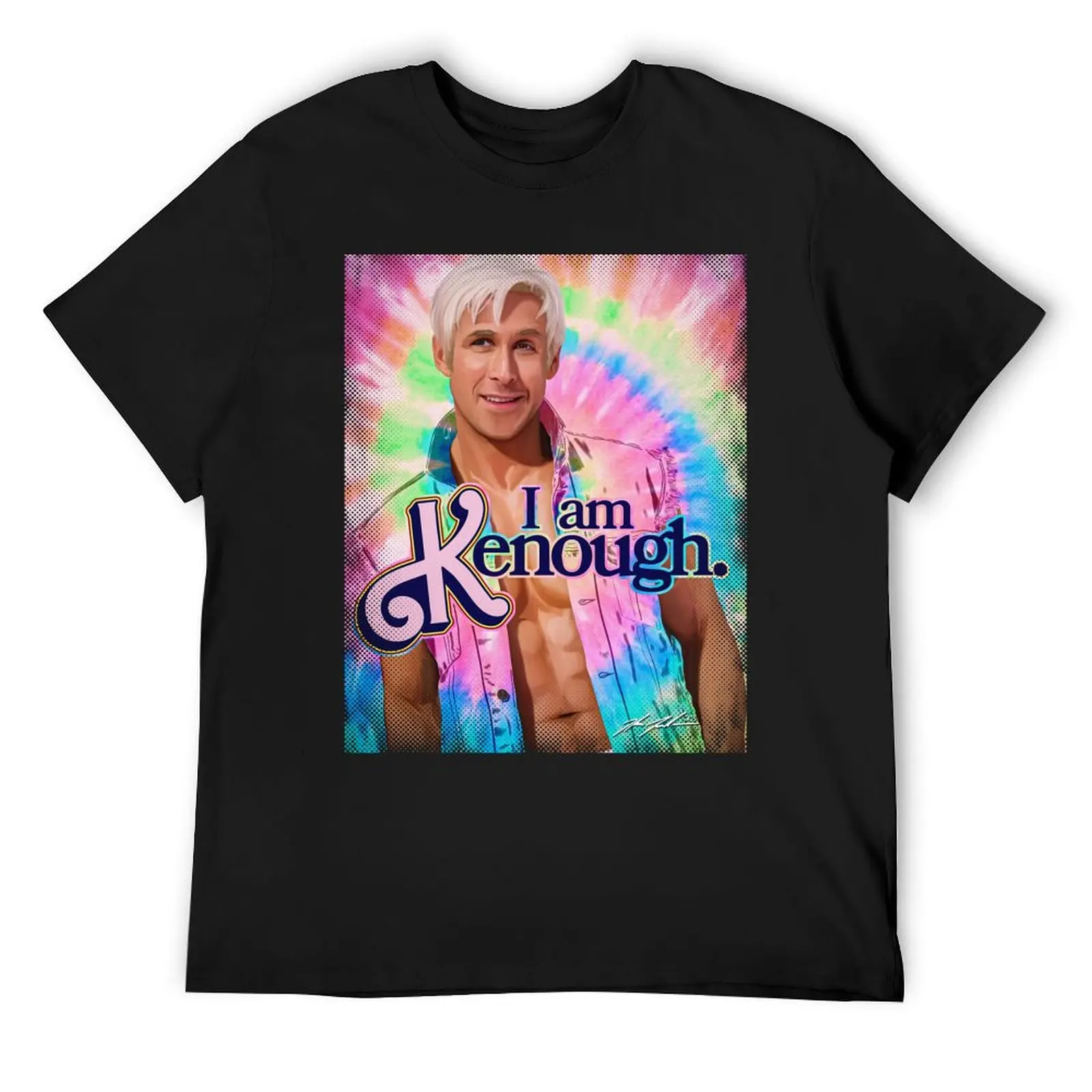 

I Am Kenough Rainbow T-Shirt vintage clothes graphic t shirts heavyweights tees funny t shirts for men