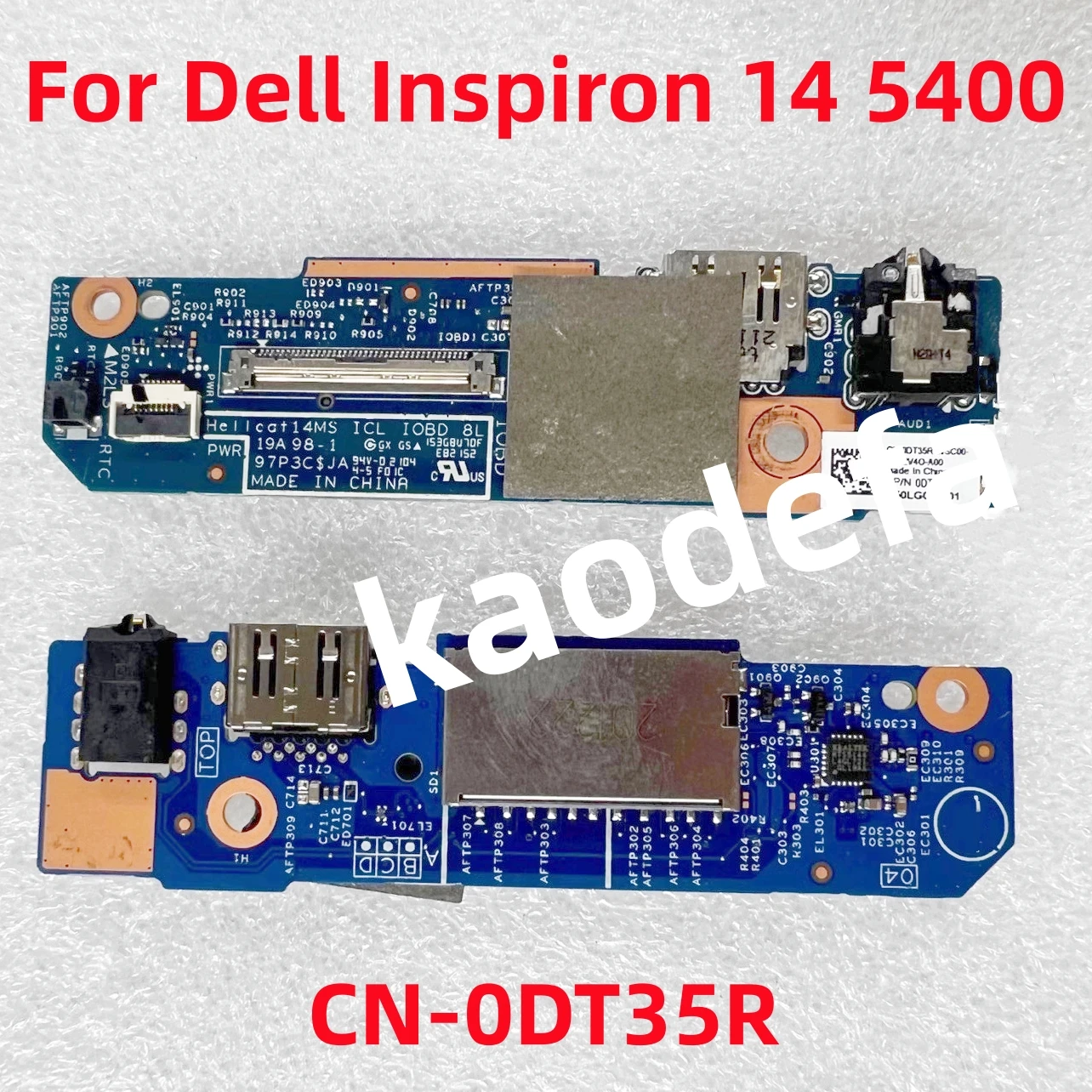 CN-0DT35R For Dell Inspiron 14 5400 Laptop USB Board Audio Card Reader Board CN-0DT35R 0DT35R DT35R 100% Test OK