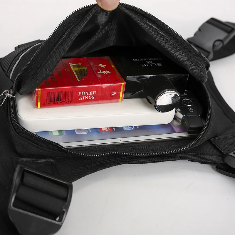 Bolsa de Pecho Deportiva para Exteriores, Nueva Bolsa de Pecho de Nailon, Estilo Hip-hop, Unisex, con Bolsillos para Correr, Montar a Caballo, Acampar, Mochila Tipo Chaleco