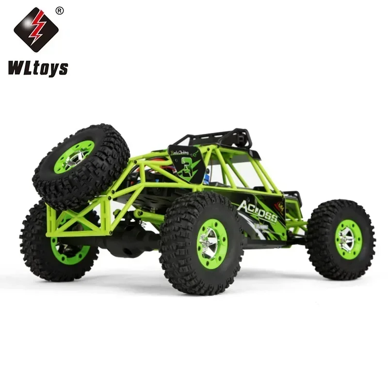 Wltoys 12427 12428 รถบังคับวิทยุแบบครอว์เลอร์ ขนาด 1/12 ความเร็วสูง 50 กม./ชม. ระบบขับเคลื่อน 4 ล้อ รถออฟโรด ปีนเขา ของเล่นสำหรับผู้ใหญ่