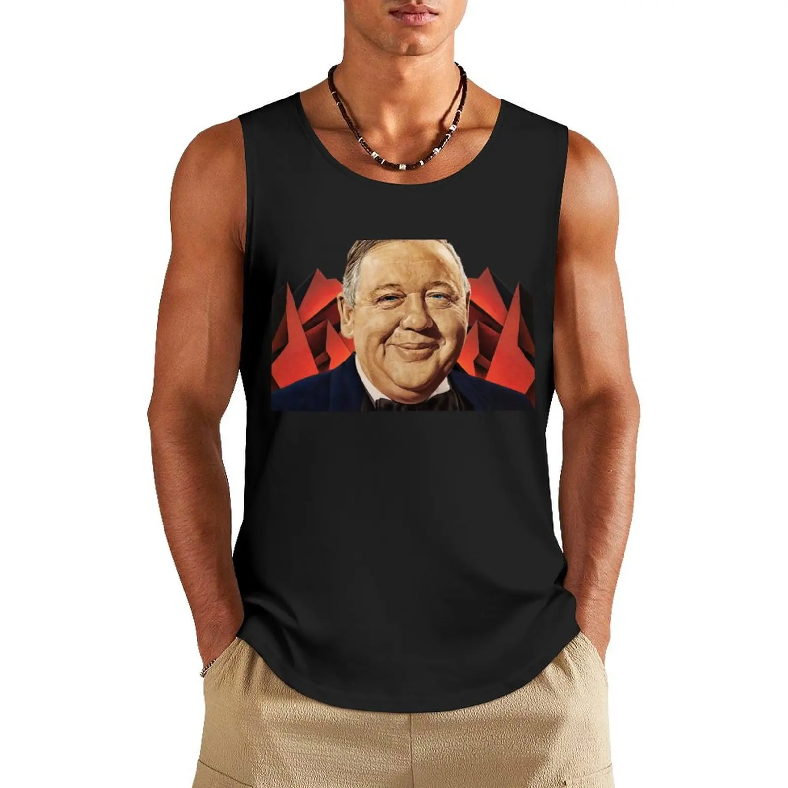 

Charles Laughton Tank Top gym clothes man fitness t-shirts man Top summer