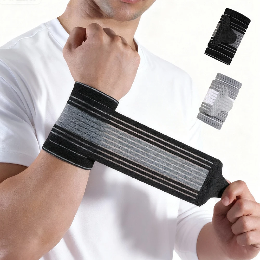 1PC Sports Wrist Guard Breathable Adjustable Strap for Pickleball Basketball Tennis Volleyball Athletic Wrist for Men Women