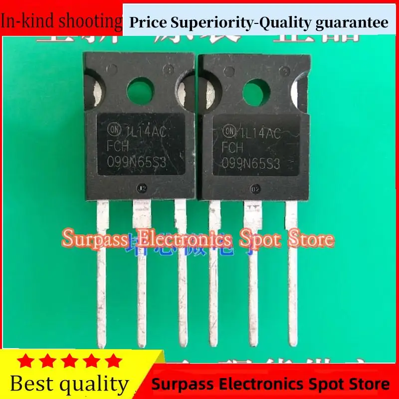 

10PCS-100PCS FCH099N65S3 MOS TO-247 30A/650V Price Superiority-Quality guarantee