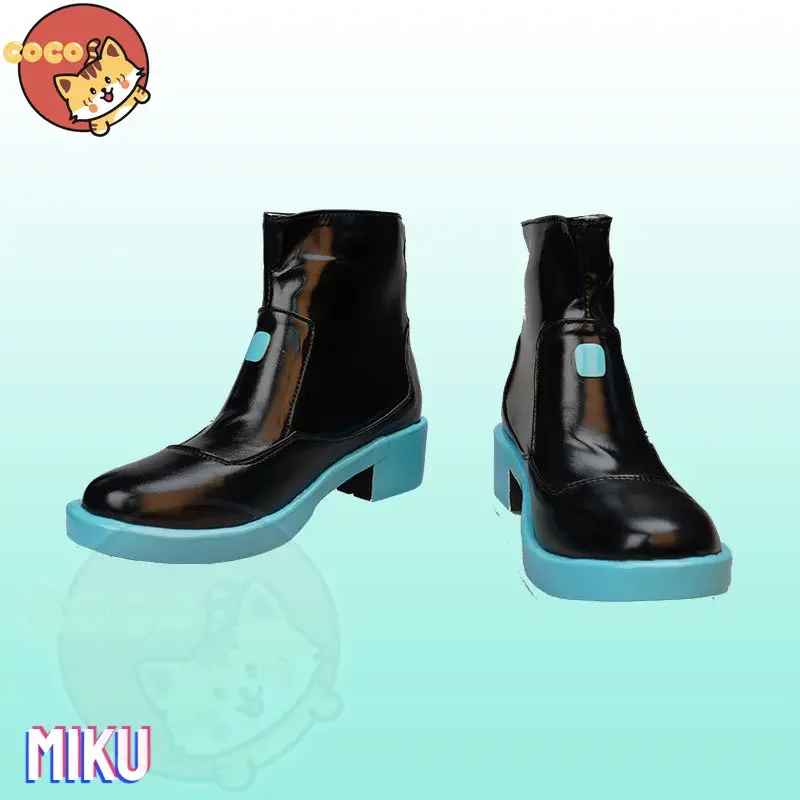 CoCos VOCALOID Miku Cosplay Shoes VOCALOID Cos Miku Cosplay Boots Unisex Role Play Custom Shoes Custom Size