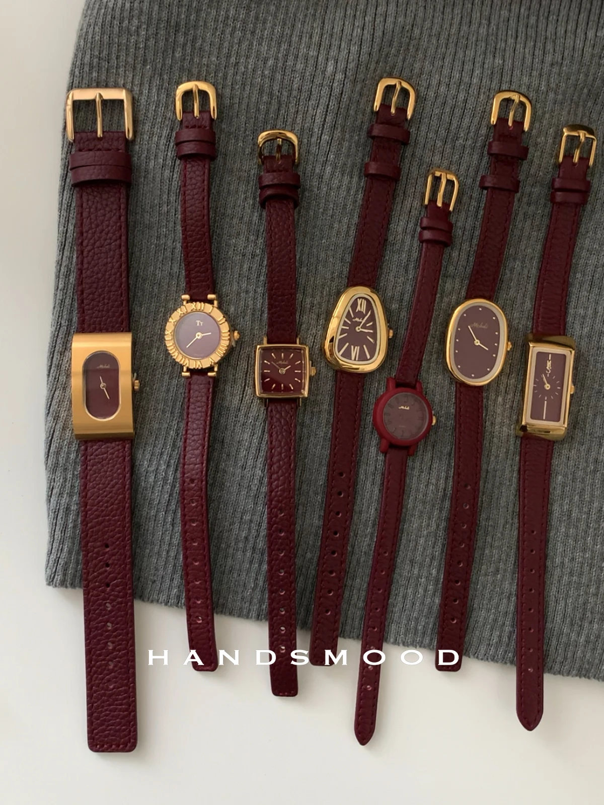 

New Women'S WristwatchRedSophisticated, Stylish, Minimalist Design, Leather, Elegant Women'S Watch, Perfect As A Gift For Women.