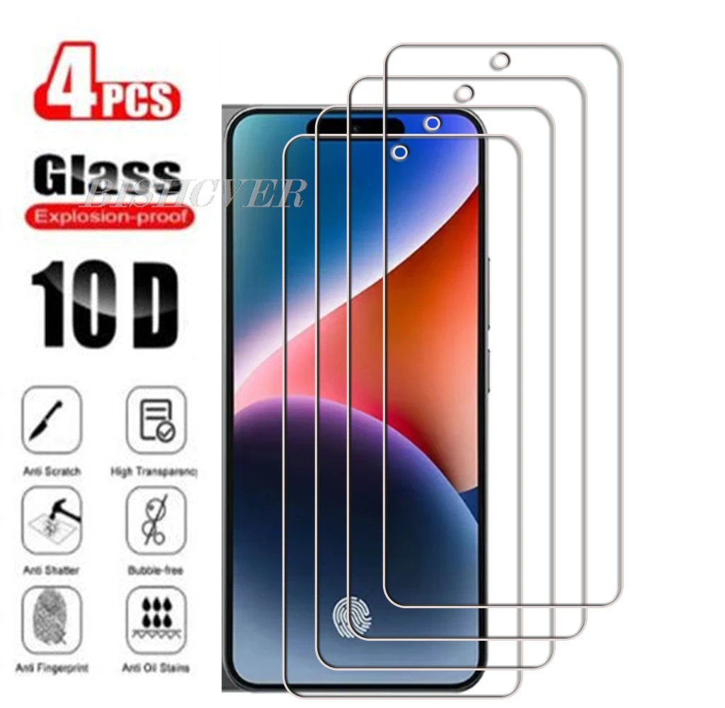 4Pcs Tempered Glass For Oukitel P1 6.7