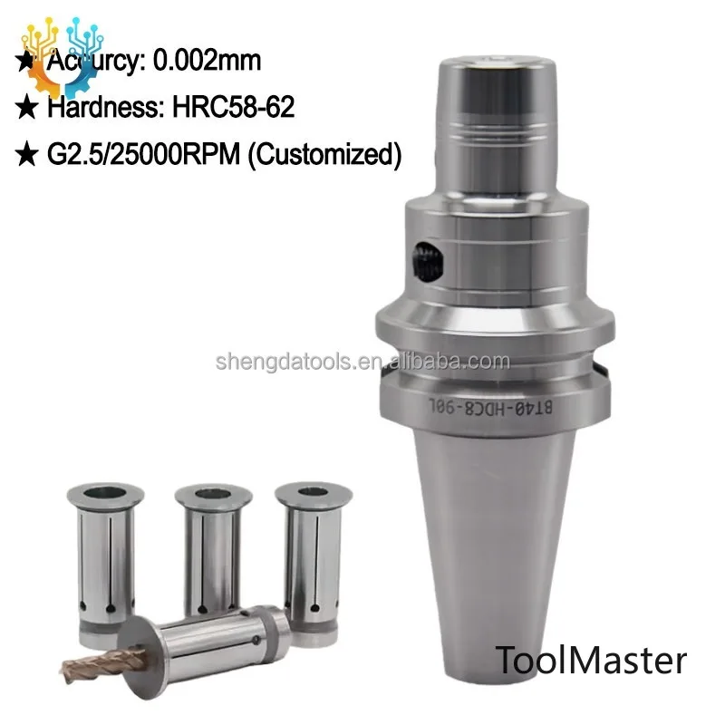 

【2026】High Precision 0.002mm BBT Toolholder BBT50 HDC20 HDC Collet Tool Holder For Milling Machine
