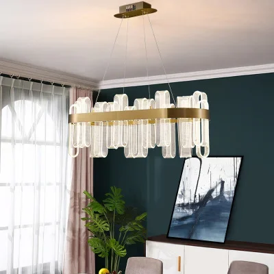 Luz Acrílica Pós Moderna para Sala de Estar, Luz Redonda para Quarto e Sala de Jantar, Designer Criativo, Modelo Luxo