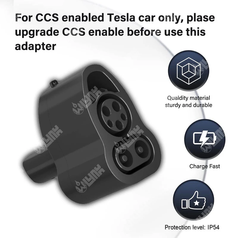 OLINK NACS شاحن تيار مستمر شاحن سريع مع CCS كومبو 1 محول حالة جديدة التوصيل نوع NACS CCS1 محول #2