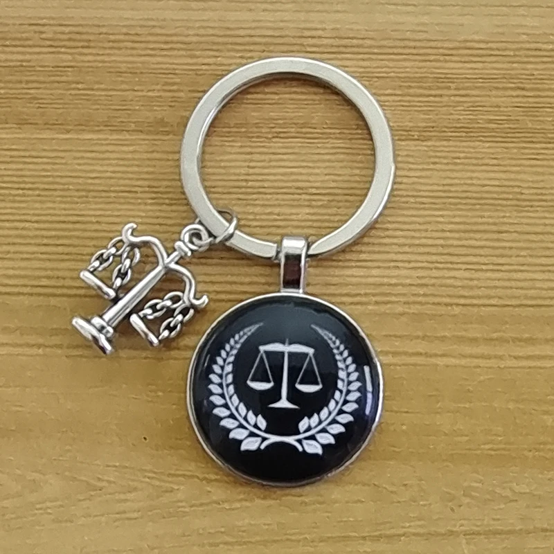 Diy Lawyer Key Chain Justice Scale Key Chain Judge Justice Hammer Key Chain Law Student Gift Legal Justice Mark Key Chain