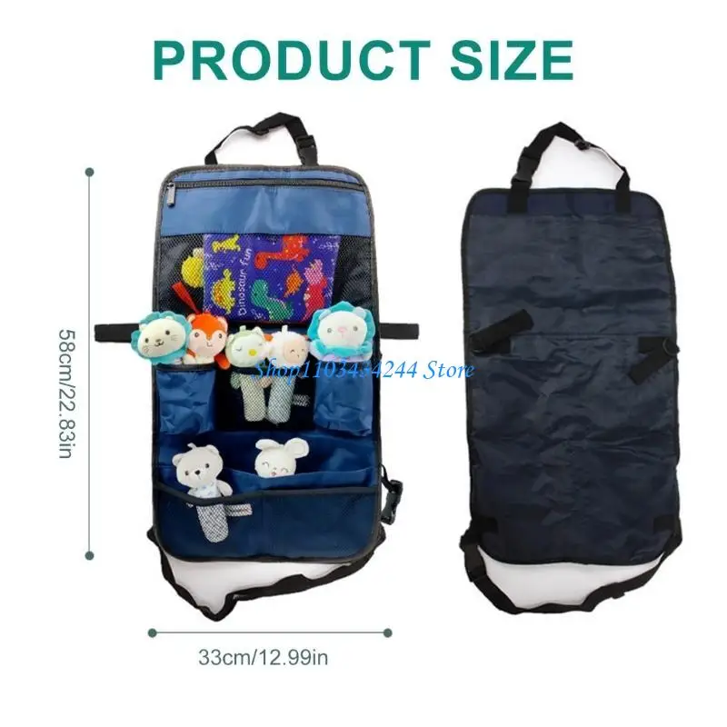حقيبة حمل لعربات الأطفال، حقيبة تنظيم متعددة الأغراض، حقيبة ذات سعة كبيرة، حقيبة تخزين عالمية للحفاضات #6