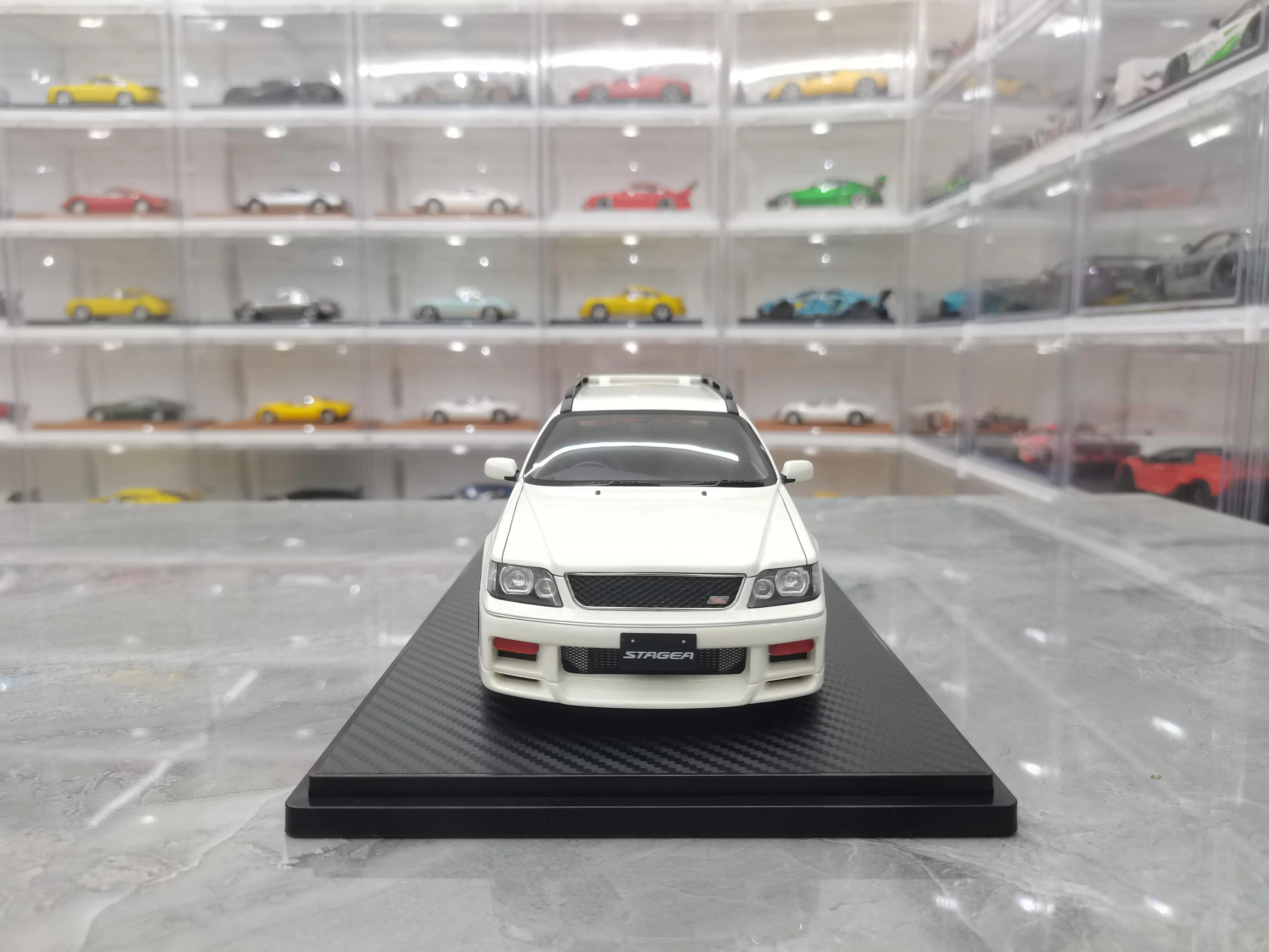 IG ignition 1:18 For STAGEA 260RS WGNC34 Wagon JDM Limited Edition Simulation Resin Alloy Static Car Model Toy Gift