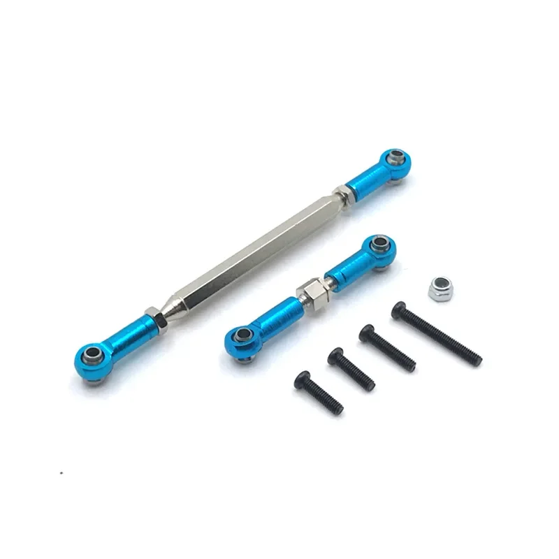 

Metal Adjustable Steering Linkage Servo Link Pull Rod Turnbuckle for MN D90 D99 MN-90 FJ-45 1/12 RC Car Crawler