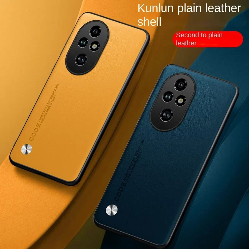 Plain Leather Case for Honor 200 Pro Honor200 Lite 100 Pro 90 Lite 80 Honor X8B X9B X6A Luxury Hard Phone Protect Cover