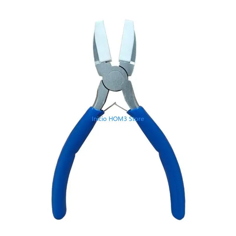 

A5YD Jewelry Pliers Practical Jewellery Pliers Tool Nylon Jaw Plier Flat Nose Pliers