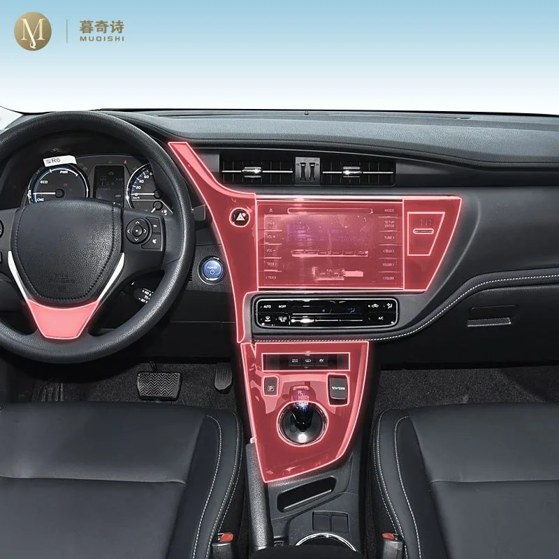 

Предварительно вырезанная внутренняя панель коробки передач автомобиля, защитная пленка из ТПУ, экран, ремонтные наклейки против царапин для Toyota Corolla 2019-2022