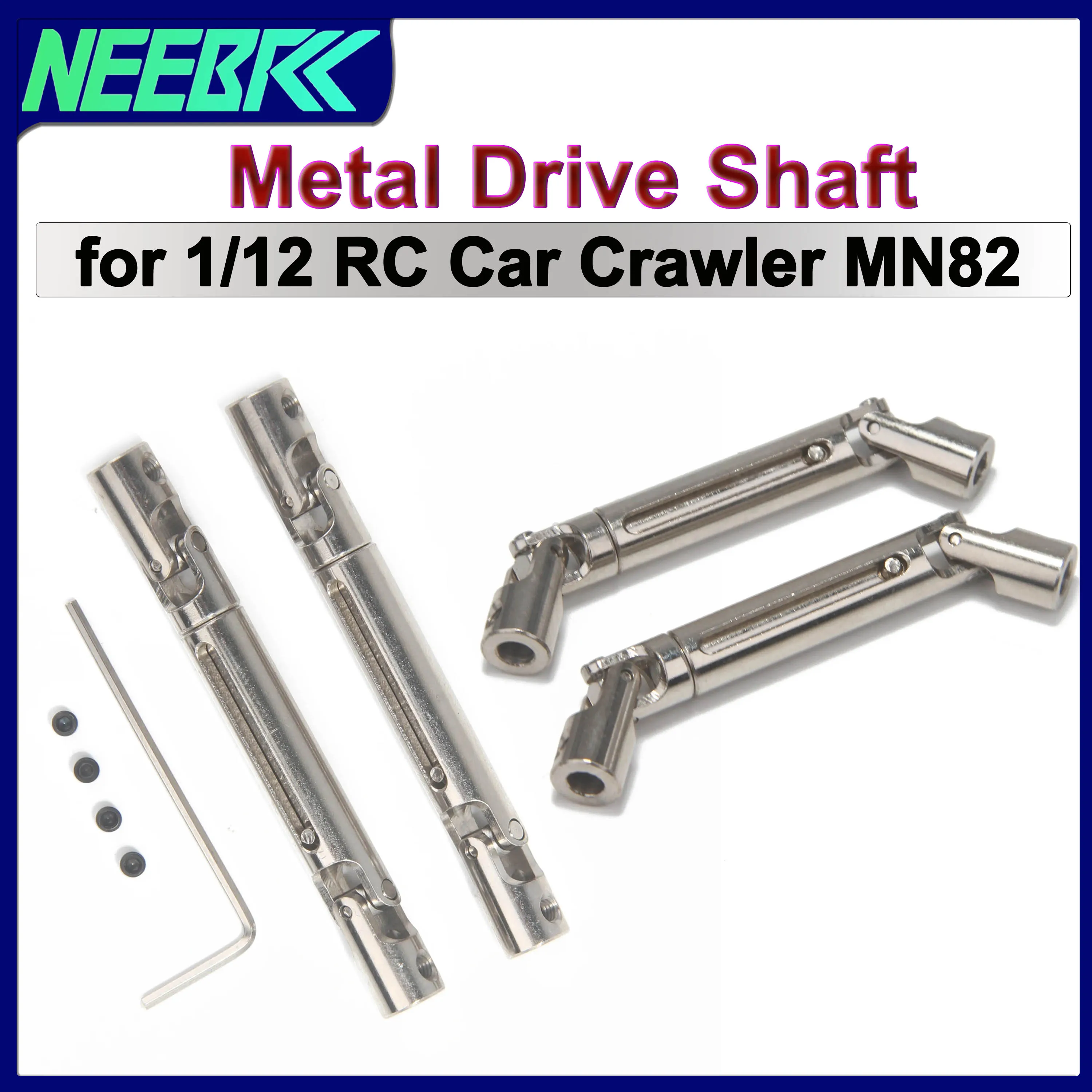 

Стальной приводной вал CVD Карданный вал с втулкой вала для радиоуправляемого автомобиля MN-82 1/12 MN82 Гусеничный гусеничный модель Cherokee Металлические аксессуары для обновления