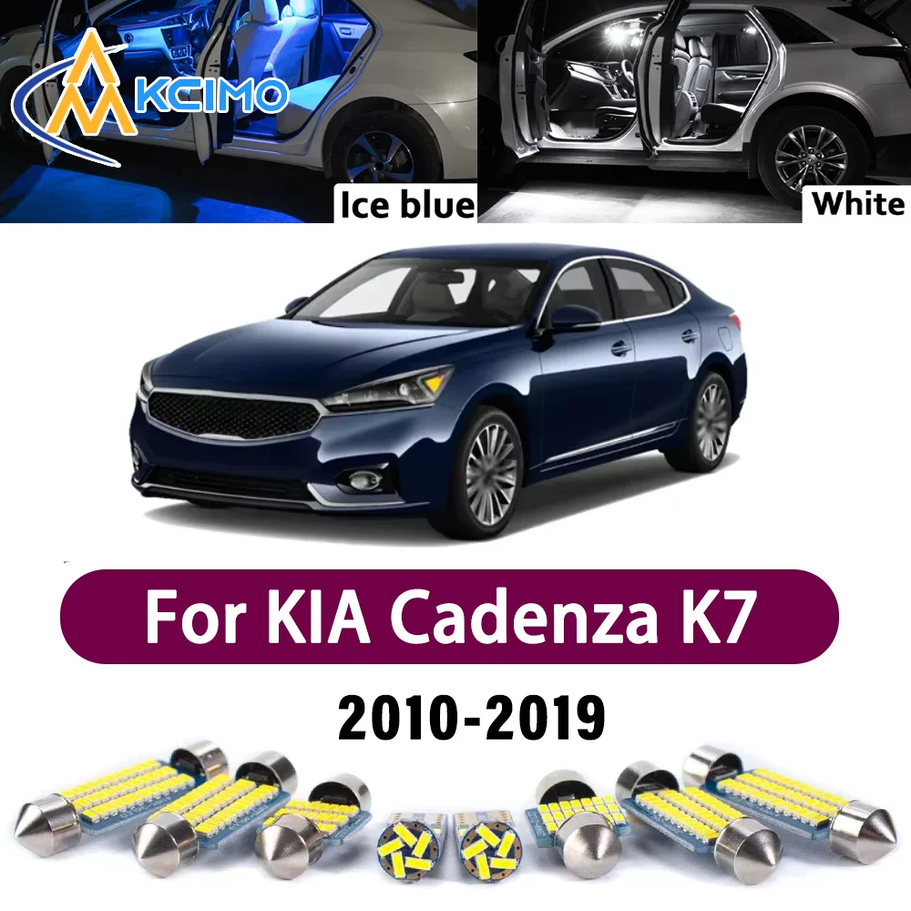 Bombilla de alta calidad para KIA Cadenza K7 2010-2019, luces LED interiores de lectura brillantes, de fácil instalación, sin errores