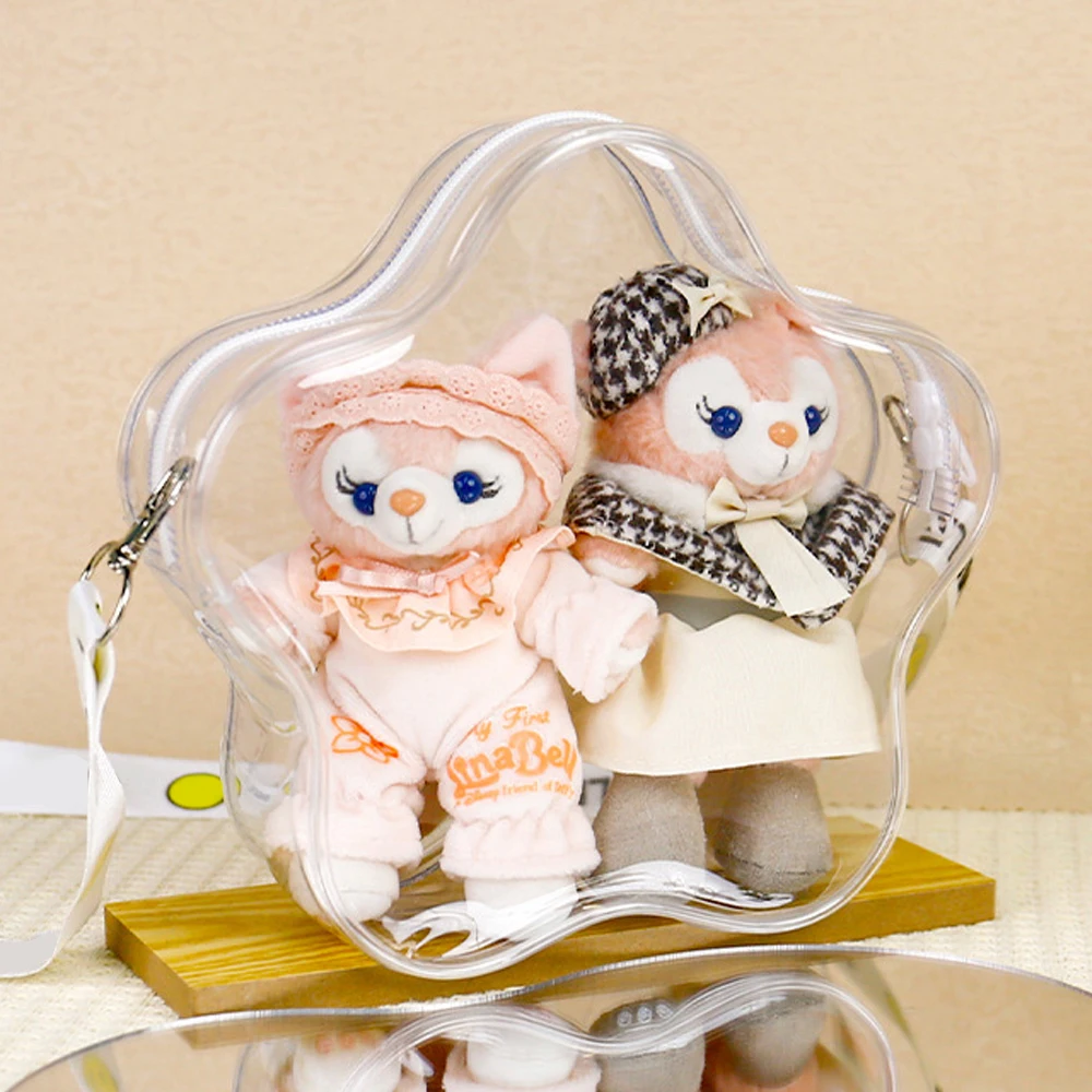 Transparent Storage Box pouch Mystery Box Cute Clear PVC Coin Purse Wallet Cute Doll Bag Organization Keychain Coin Bag