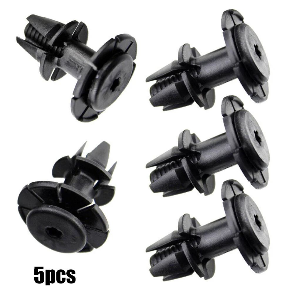 Skirt Trim Clips Clips For BMW 1/3//X6 07147122912 07147122913 5pcs Black OEM Parts Side Sill Skirt Trim Clips