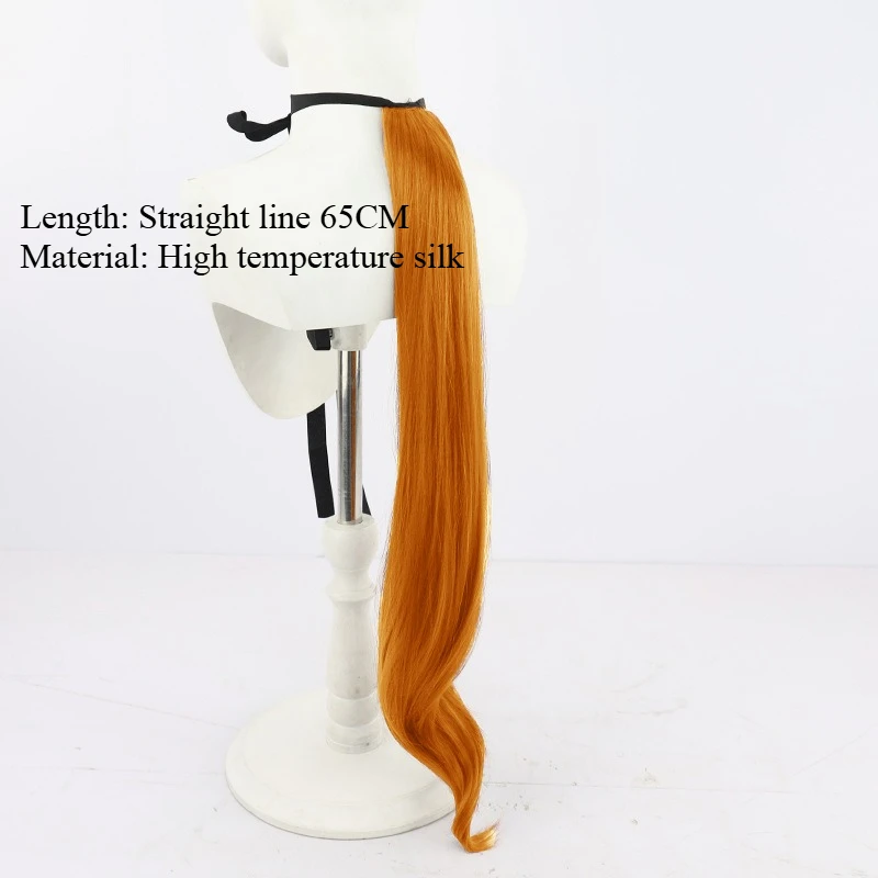 Anime Uma Musume Pretty Derby Silence Suzuka Parrucca Cosplay e accessori per capelli e coda di corna Capelli sintetici resistenti al calore