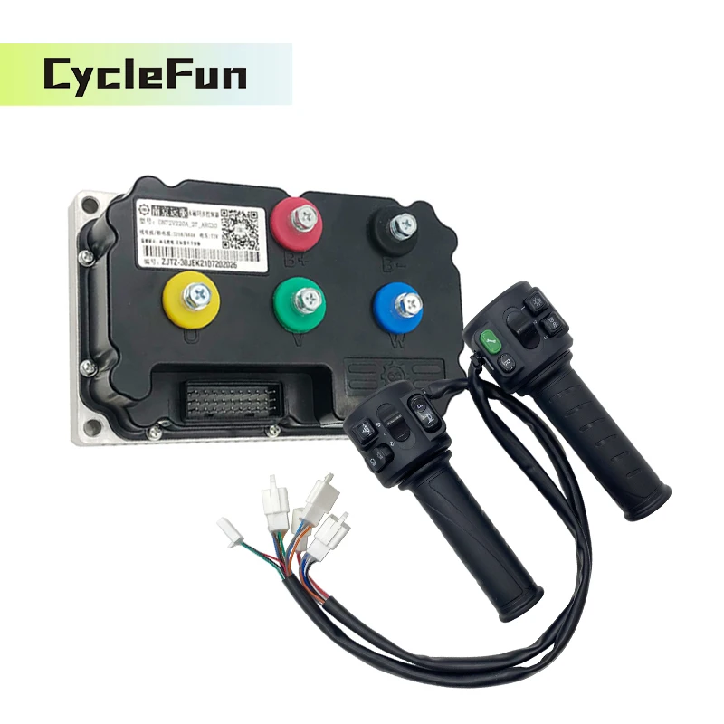 

84V Peak 100V DC 330A FarDriver ND84530 BLDC Sine Wave Controller With T08 Throttle for Electric Motorcycle