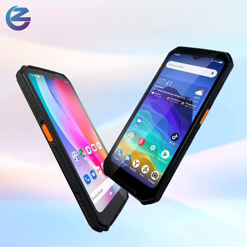 6.2" Nfc Remote RFID Reader with 1d 2d Barcode Scanner Wifi GSM Android 12 Rugged Data Collector Pda Handheld