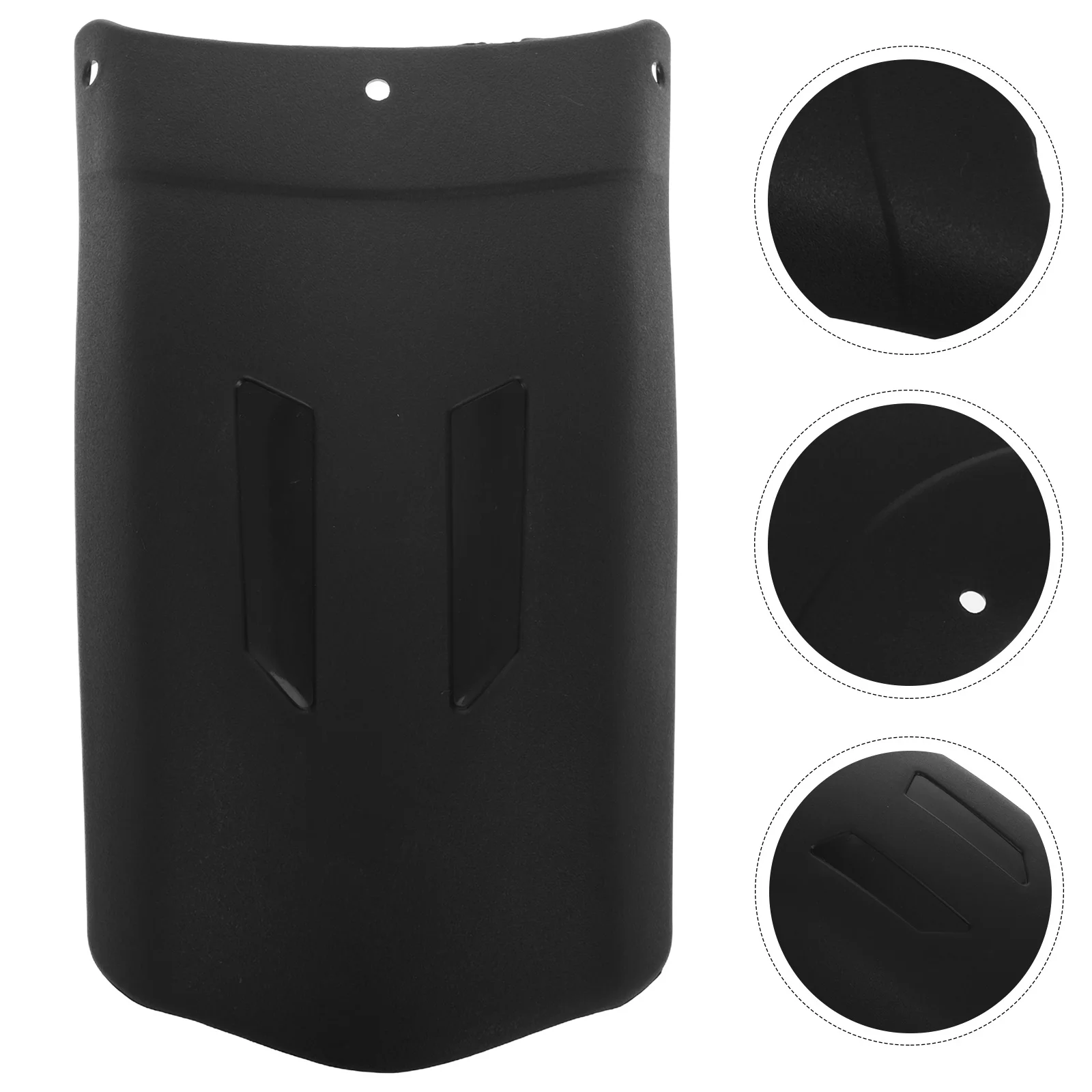 

Universal Motorcycle Front Mud Guard Extension Black Plastic Dirt Bike Fairing Mudguard Cover Accessories
