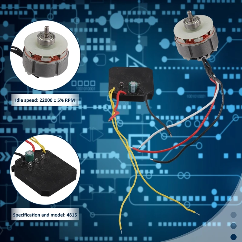 Motor sin escobillas 4815 para cortadora de hierba, Motor para corte y recorte de hierba eficiente, 21V