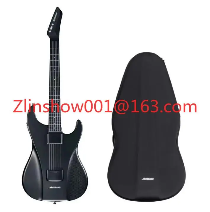 Smart Electric Guitar Detachable Acoustic Headstock Built-in Drum System Silicone Strings Travel Silent APP MIDI Play