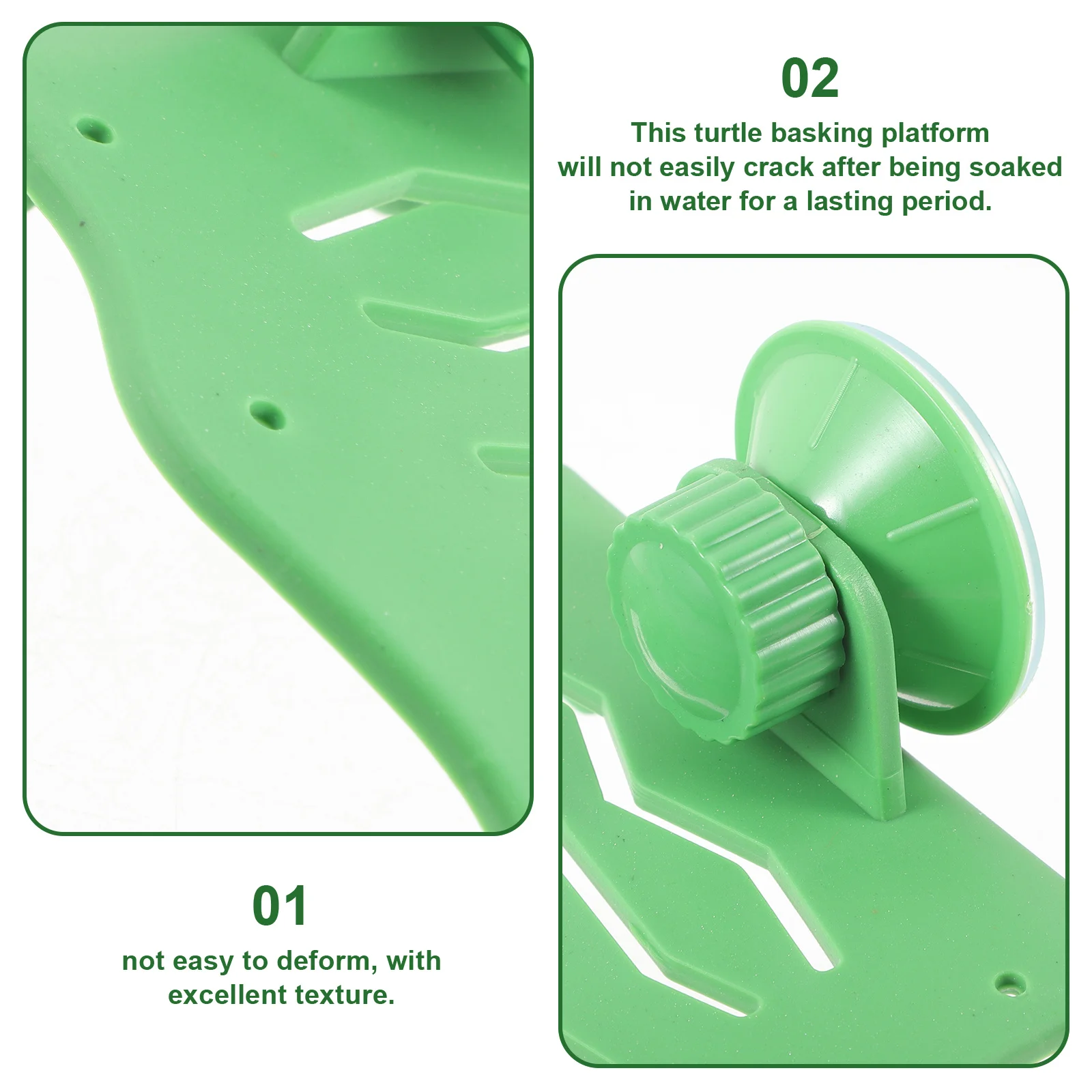 

Plastic Turtle Basking Platform Floating Terrace Aquarium Dwarf Frog Resting Platform Suction Cup Turtle Supply