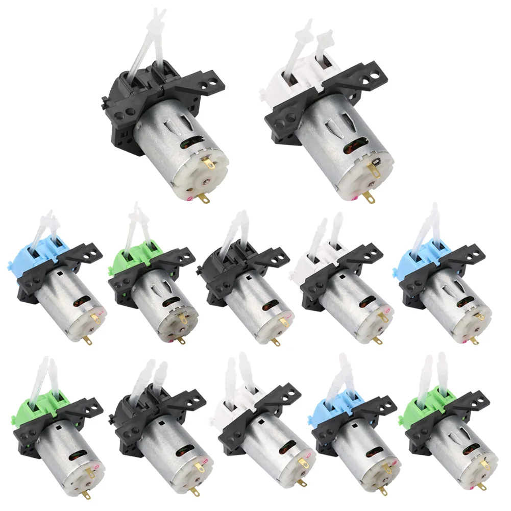 Aquarium dosing pump Chemical dosing pump DC12V/24V Dosing Pump DIY Peristaltic Tube Head For Aquarium  Chemical Analysis