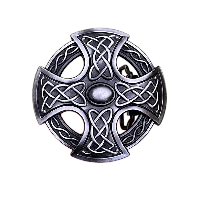 Kelt knot cross belt buckle Western style