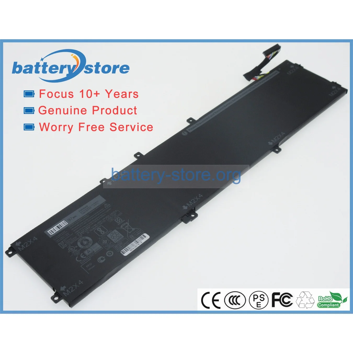 Genuine Original Laptop Batteries for 5041C,0,451-BBYB,05XJ28,24W5KP,3ICP7/54/65-2,B07GVPFFHT,1419040529,15-9570,11.4V,6 Cell