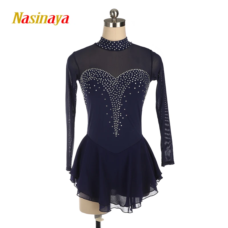 

Детское платье для соревнований по фигурному катанию, женская одежда из спандекса по индивидуальному заказу, одежда для художественной гимнастики и танцев