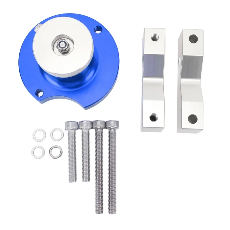 Nitrogen Charging Tool 6065 Aluminum Alloy CNC Machining Enhances Suspension Performance For WP Shocks Blue