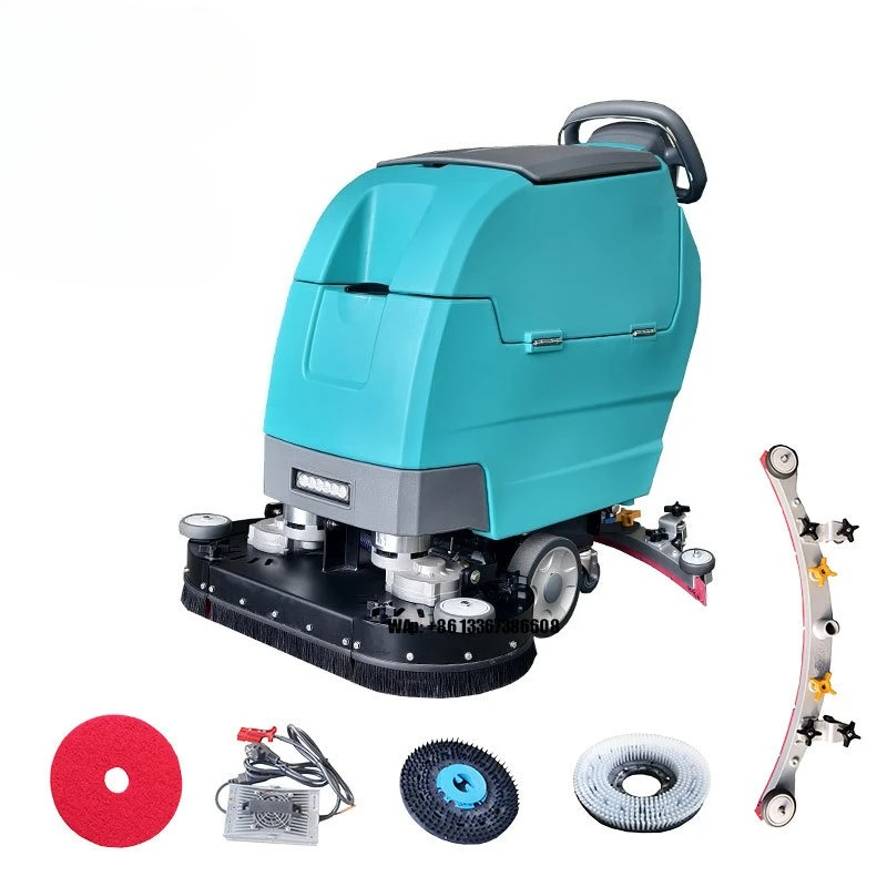 غسالة جري، تعمل بالبطارية، شديدة التحمل، مناسبة للتنظيف الصناعي والتجاري في المناطق الكبيرة #1