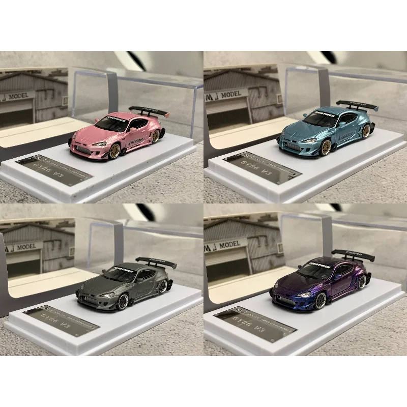

Литая под давлением модель MJ, масштаб 1:64, Toyota GT86 V3, Pandem, ракета, кролик, модель автомобиля из сплава, Коллекционная игрушка, подарок, сувенир, украшение для дисплея