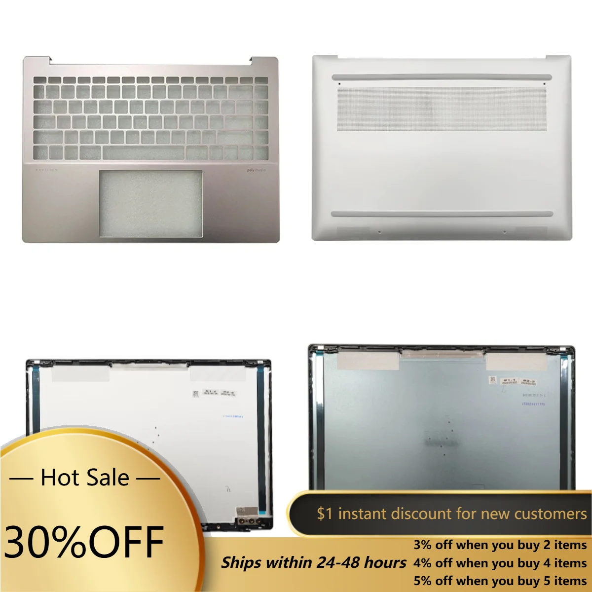 pieces-de-rechange-pour-coque-d'ordinateur-portable-hp-star-book-pro14-14-ew-14-ey-tpn-w160-coque-a-b-c-d-chassis-couvercle-boitier