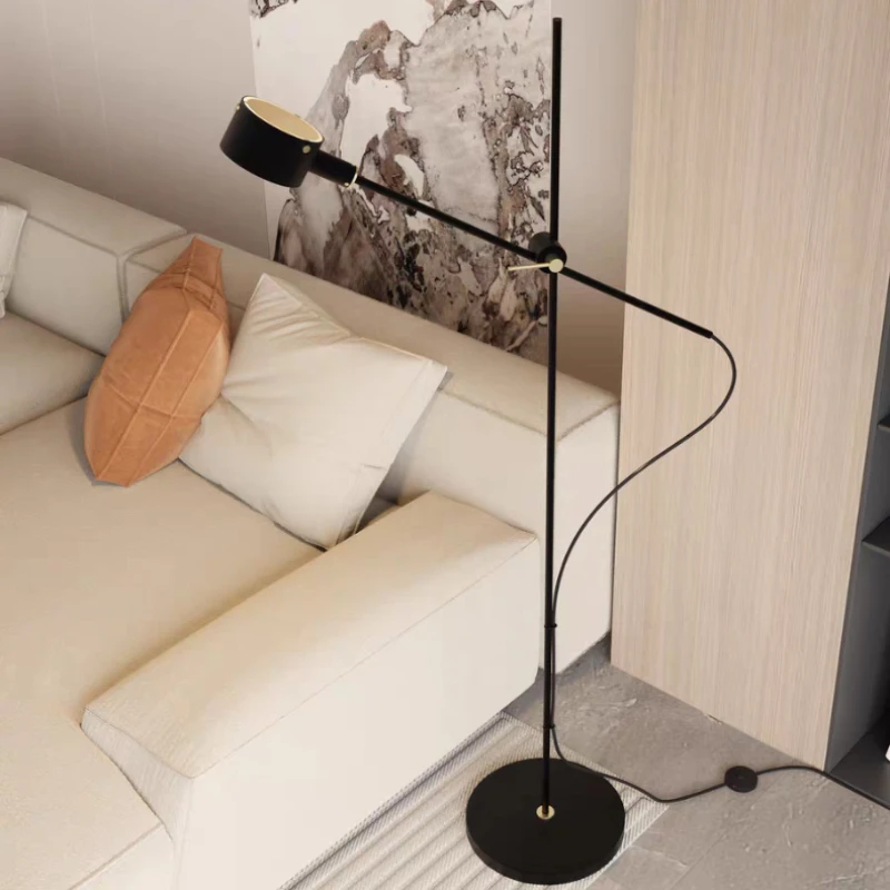 

2026 for Nordic High end Art Metal Rotatable LED Floor Lamp Modern Living Room Bedroom Study Decoration Lighting Fixtures