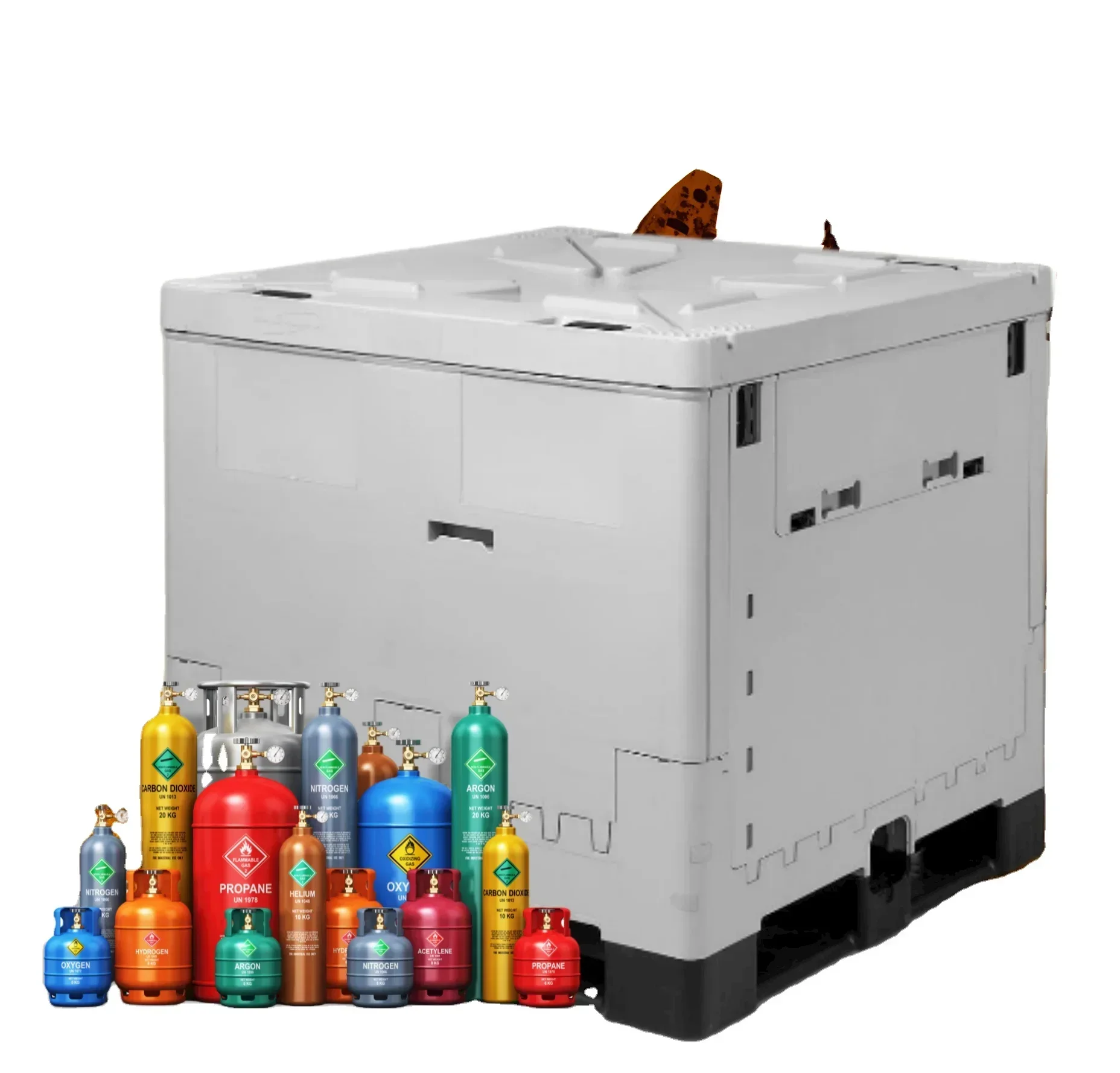 1000 Liters Plastic IBC Milk Wine Beer Juice Oil Foldable Turnover Container Collapsible Ibc Box