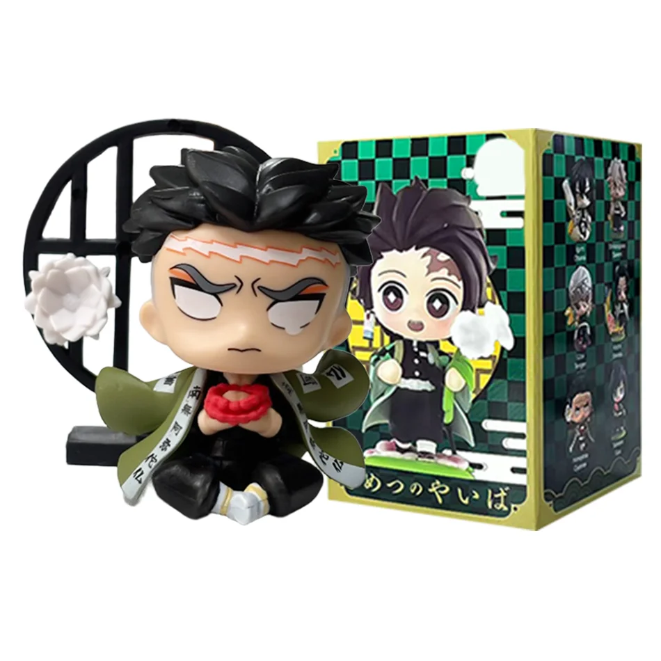 Q-Version Demon Slayer Anime Sitzende Geisterpuppe Tanjiro Nidouzi Inosuke Zenitsu Puppe Actionfigur Spielzeug Weihnachts- und Geburtstagsgeschenk – Detail 17