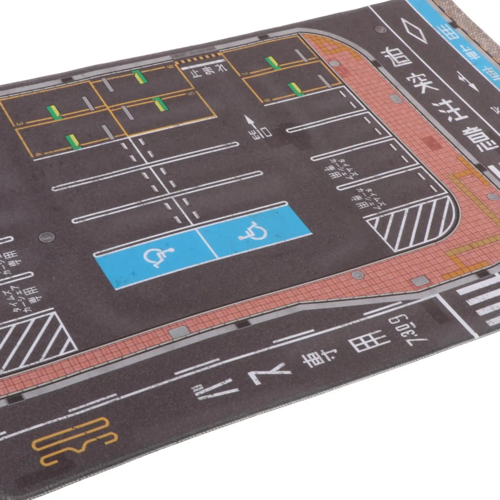 1/64 estacionamento modelo antiderrapante carro diecast garagem para modelo de carro fundido