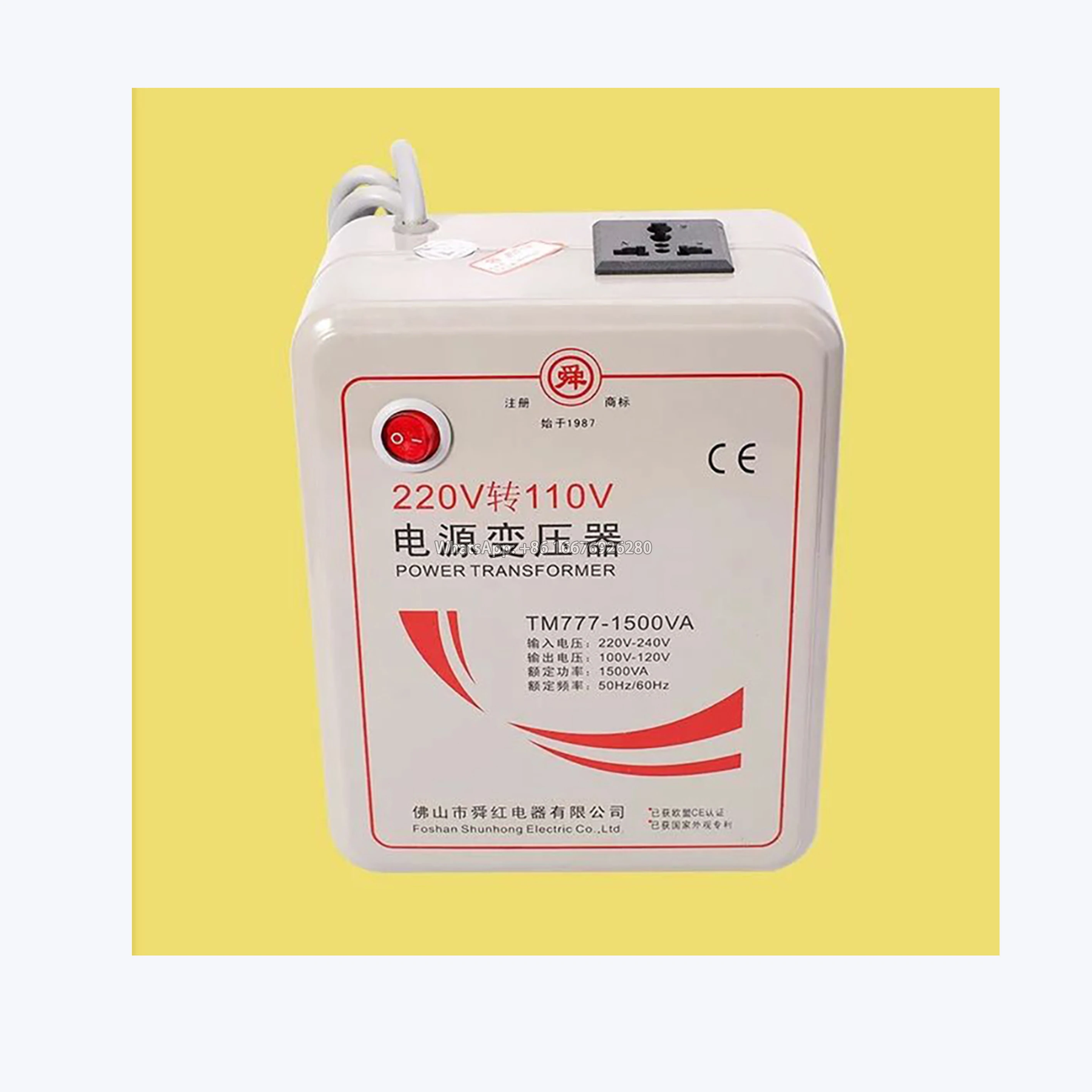 

1500va step down 220v to 110v single phase 240 to 110 professional manufacturer of china toroidal transformer 1500w