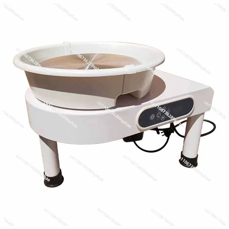 Electric Pottery Wheel Ceramic Forming Machine Screen 25CM 250W With Foot Pedal Clay Art Craft
