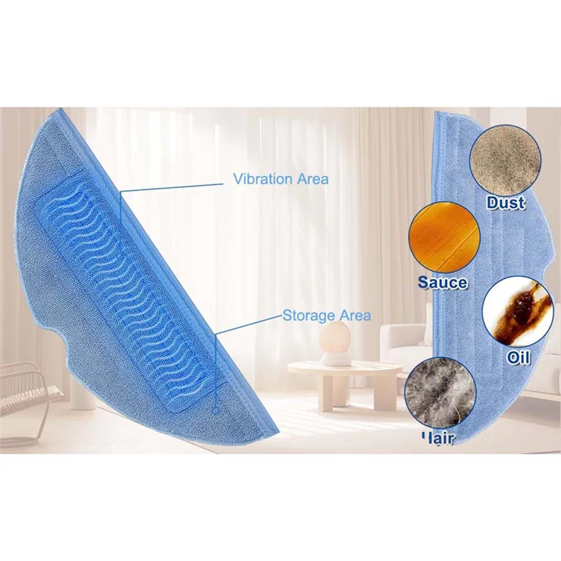 A24p 23 peças para roborock s7 maxv ultra s7 pro ultra robô aspirador de pó lavável escova lateral principal filtro hepa esfregão almofada peças de saco de pó