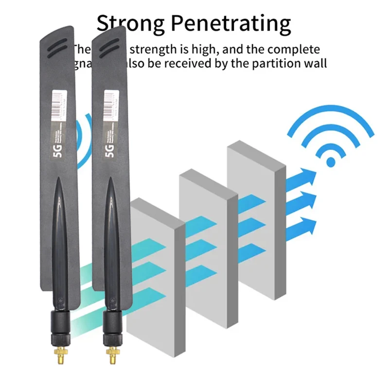 Signal Enhance 5G 4G LTE 3G GSM Router Antenn 600~6000Mhz 15dbi Omni WiFi CPE Pro External Wireless Antenna With TS9 SMA Male