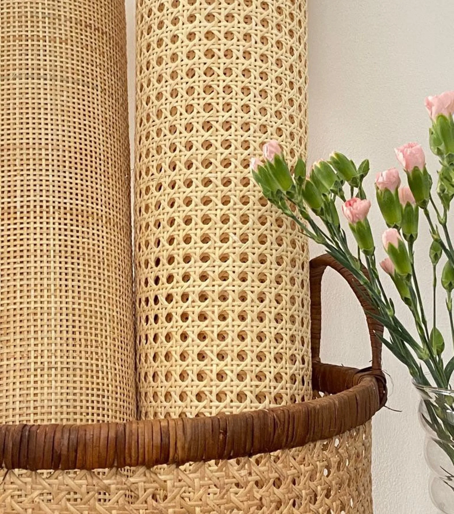 Natürliche 35–100 cm breite Rattan-Rolle, große Rohr-Gurtband-Rolle, Kannenmaterial, Rattan-Stoff, 5–5,5 m, Rattan-Rolle für Stuhl-DIY – Detail 3