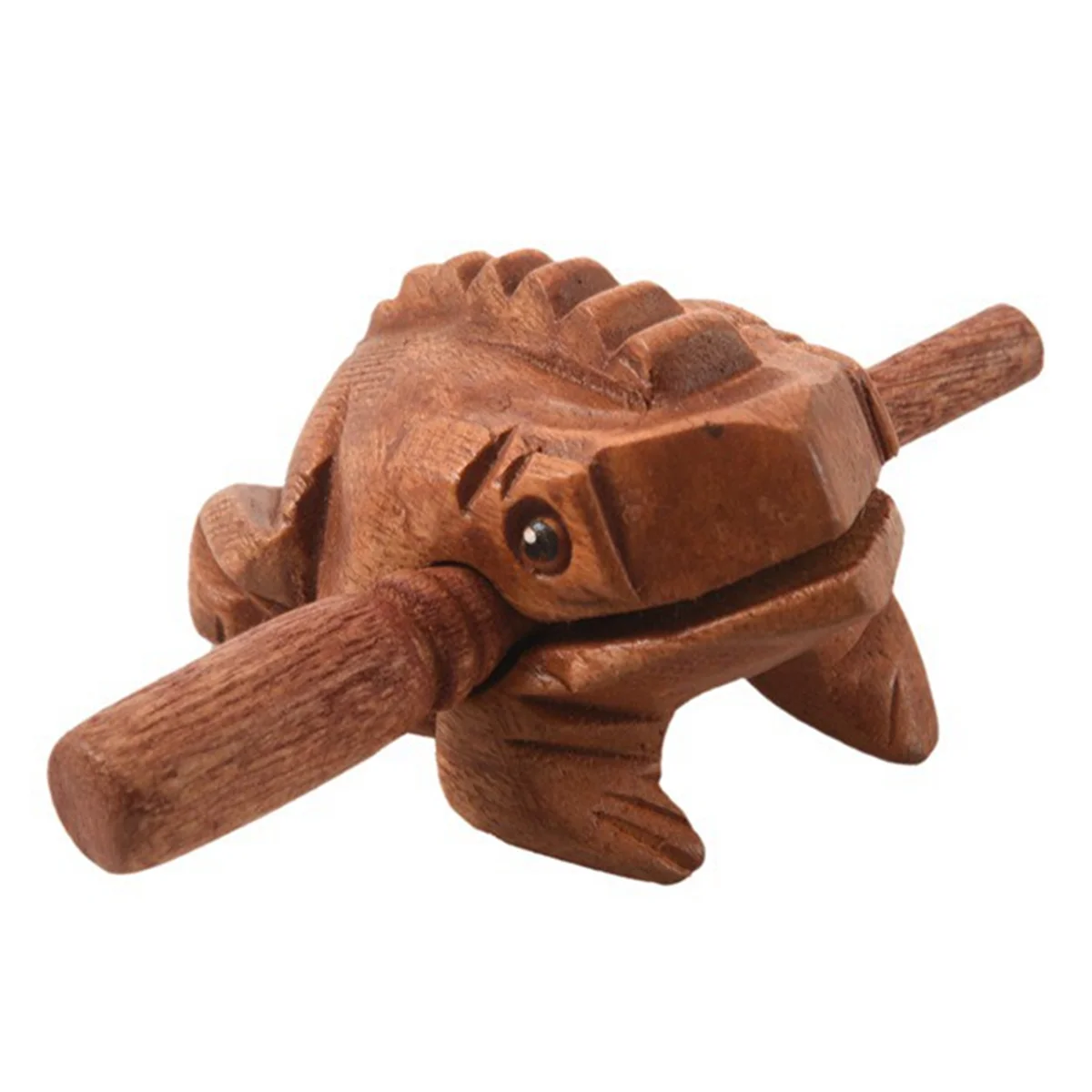 

Carved Croaking Wood Percussion Musical Sound Wood Frog Tone Block Toys